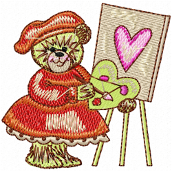 Teddy Embroidery Design 11